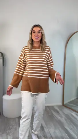 #AD Cozy up in style this winter with BIG W latest collection! ❄️ Featuring all the must-haves to keep you warm and on-trend; explore shackets, blazers and coats that are perfect for layering. Shop this collection and so much more in-store or online and find your new winter favourites at BIG W! Looks listed below.   LOOK 1 &me women’s shacket – Brown $45 &me Women's Striped Flare Sleeve Jumper - Brown & White $30   LOOK 2 &me Women's PU Leather Blazer - Brilliant Black $30 &me Women's Roll Neck Cable Knit Jumper - Winter White $30   LOOK 3 &me Women's Knit High Neck Tie Waist Dress – Black $20 &me Women's Check Blazer - Black & White $45