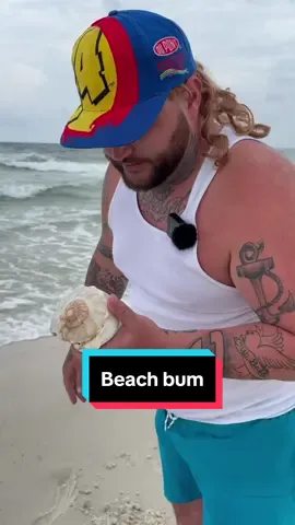 Life's a beach, I'm just playing in the sand 🥴🏖️ #beach #comedy 