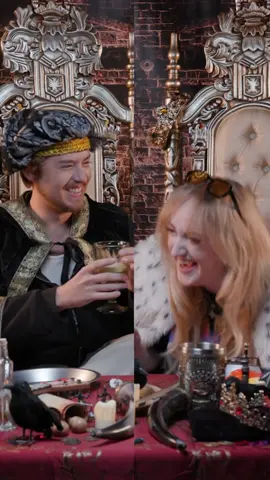 Against all odds, sire Cole Sprouse made it to lady @Brittany’s humble abode to vie for his place on her grace's Royal Court! Appropriate libations were needed after his extensive journey... will they help him succeed in his quest to be a member of the esteemed group? Time shall tell... Find out at the link in bio. 