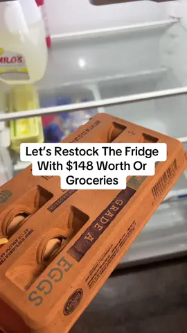 Restock The Fridge & Pantry With Me 🥰 #FridgeOrganization #FridgeRestock #GroceryShopping 