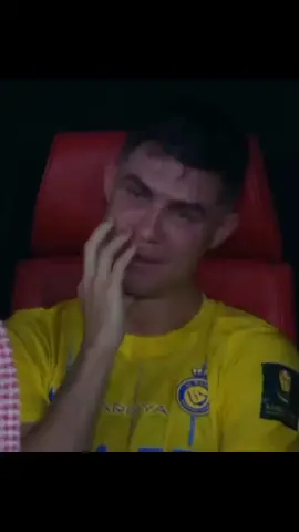 Ronaldo crying 🥲🥀#cristianoronaldo#alnassr#ligasaudiarabia#ronaldo7#cr7 