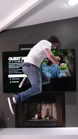 I Accidentally Smashed My 4k TV #steveo #stunts #tv 