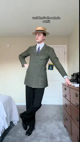 GRWM, Early 1920s Summer Edition! Check out this AMAZING Tweed jacket from the late 1910s! Everything I am wearing is over 100 years old! #1920s #1910s #grwm #grwmmen #gildedage #historicalfashion #fashionhistory #mensfashion #mensstyle #jazz #fyppppppppppppppppppppppp #vintage 