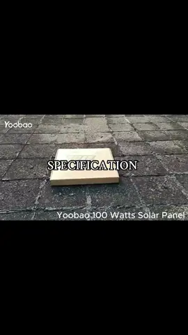 #NewItemAlert!! #YOOBAO IPX4 Water Proof 100W Foldable Bag Design Solar Panel.Just click the #yellowbasket and #checkthisout!!🛒🛒🛒🥰🥰🥰Please #visitandfollow our tiktokshop for more updates!!😊😊😊#NEWITEMALERT #piliinmoangyoobao❤️✅ #happysaturdayeveryone☺️☺️#happyweeknd#keepsafe#tiktokshop #followus #yellowbasket #checkthisout #fypシ゚viral 