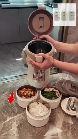 I have sold a lot of multi-layered large-capacity insulated lunch boxes. Click on the yellow basket above to buy. Thank you dear.#fyp #foryou #tiktok #tiktokshop #goodthing #kitchen #Home #box #house 