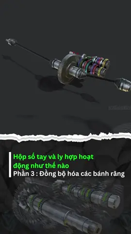 Hộp số tay và ly hợp hoạt động như thế nào  Phần 3 : Đồng bộ hóa các bánh răng  #phutungoto #phutungotovyha