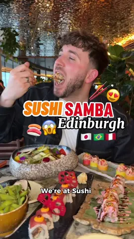 We tried the much-hyped @sushisamba at the @W Hotels in Edinburgh 🥢🍣🍸. It sits at 10th floor so obviously it has great views of the city. Its a blend of Japanese / Brazilian / peruvian cuisine which surprisingly works! 🤔 we were invited so got part of our meal for nothing but it is pretty spenny so keep that in mind! It’s a great option for sushi & cocktails with a view this summer 😍