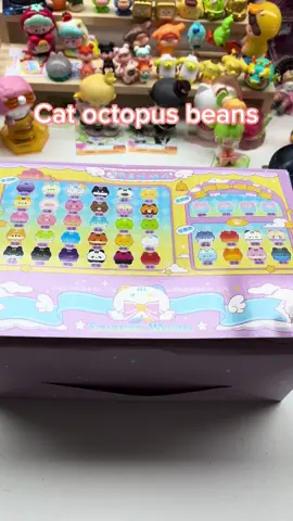 Cute cat octopus beans 🐱 🐈 🐈‍⬛ #cutebeans #miniblindbox #unboxing #blind #blindboxopening #cat 