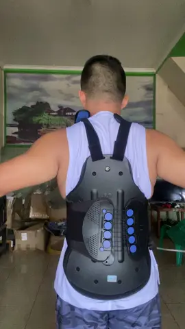 Thoracal Lumbar Orthosis Brace /TLSO Brace/korset Tulang Belakang Back Brace Product Features: - Thoracic sternum aluminium plate with its screw can keep it firmly in place which is adjustable according to patent's height - Excellent breathable polyester laminated fabric material - Padded shoulder straps & air bag system can be attachable for maximum wear & fort - Molded back panels in front, back & side pocket provide some firm support - Fabric content: Polyester, Polyurethane, Nylon, Polypropylene Size:S(<90 cm)  M(90-105cm)  L(105-125cm) Indication: - Post-operative thoracic lumbar fusion - Laminectory or discetomy - pression fractures - Degenerative disc disease - Osteoporosis - Instability immobilization -as well as lumbar disc herniation -Lumbar fracture fixation #TLSObrace #lumbarfractur #bracespine #thoracallumbalsupport #LSObrace #orthotikprosthetikindonesia #orthotisprothetisindonesia 