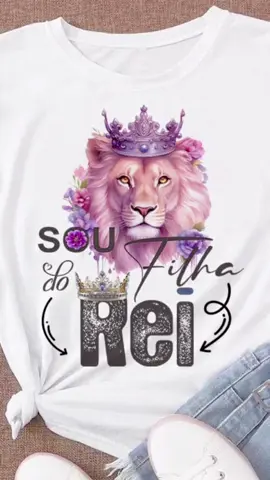 Link nos comentários 🥰Camiseta T-shirt Feminina Blusa Estampa Evangélica Leão. #compranashopee #achadosdasemana #achadinhosimperdiveis #CapCut #fyp #shopeeaffliate #shopeebrasil #foyou #modacristã 