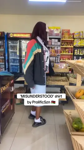 Ivy looking fly in Misunderstood shirt released last yr October. Available now #basquiat #OOTD #styling #clothingbrand 