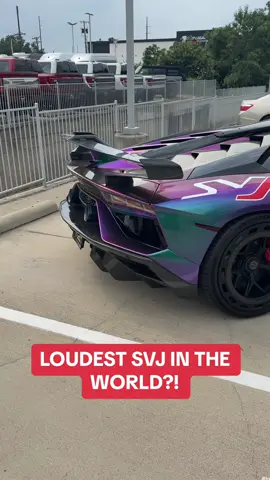 This has to be the loudest SVJ in the world… @Bret Tibbets #fyp #lamborghini #svj 