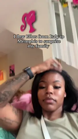 They reaction was priceless🥲🩷! Not too much on our hair, its about to get did lol #foryoupage #miltok 