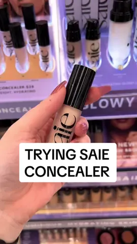 have you tried this new concealer? 👀 #saie #saiebeauty #paleskinmakeup #paleskin #fairskinmakeup 