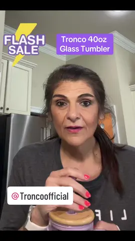 Tronco #40oz Glass Tumbler  #40oztumbler #40oztumblerwithhandle @Troncoofficial #tronco#flashsale #Summer #tiktokshop #ttsrecharge 
