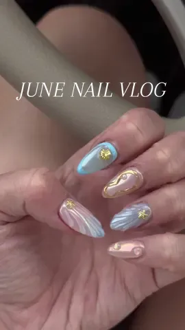 let’s get some Mexico mermaid nails! 🧜🏼‍♀️🫧🐚 put the nail charms I used under “NAIL ART” on my Amazon, 🔗 in my bio. #amazonhome #amazonfashion #amazonfinds #morningvlog #morningroutine #grwm #nailart #nailvlog #mermaidnails #shellnails #amazonmusthaves #gelxnails #indianapolis