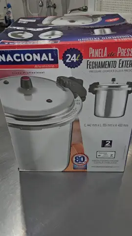 Testando a panela de pressão 24l 😍