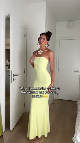 You don’t have to choose just one. 😉 #lemondress #fitcheck #outfitinspo #summerdress #fashioninspo #prom 