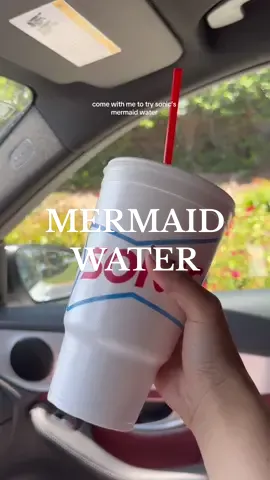my drink of the summer 🧜🏼‍♀️🥤🫶🏼✨ #mermaidwater #sonic #sonicdrinks 