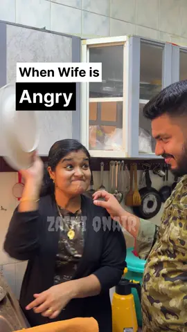 Angry Husband Vs Wife😡 End Twist.🤣 #comedyhusbandwife🙈 #funnyscene #angryhusbandvswife #tiktokindia #contentcreator #youtuber 