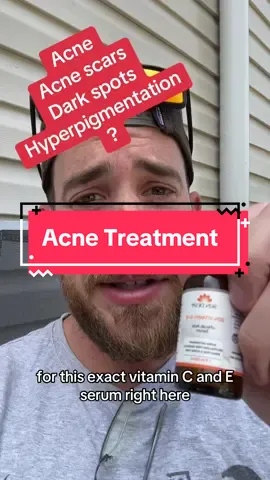 If you have acne, acne scars, dark spots, hyperpigmentation, or even some other skin issues you HAVE to try this Vitamin C and E serum… #vitamincserum #skinserum #acnetreatment #acnescars #acneskincare #tiktokshop 