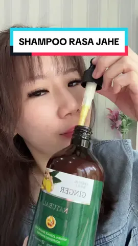 gimana rasanya shampoo jahe hihi #tiktokviral #selvidjong #cicimantul #shampoo 