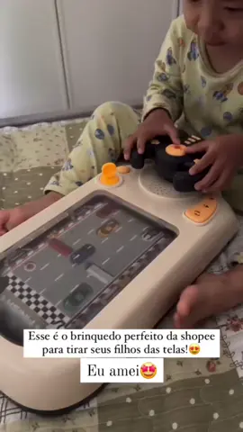 Consoles Electric com efeitos sonoros. Simulador com Volante e ótimo Exercício Mão do Bebê Olhos Coordenação. . . . Link no perfil 🚨  . . . #comprinhas #achadosshopee #viralvideo #viraltiktok #promo #kids 