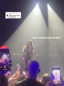 Replying to @Rachael Le-Clerc  🥺 awful #part2 #cherylcole #newcastle #girlsaloud #fall someone tries to pull cheryl off stage 