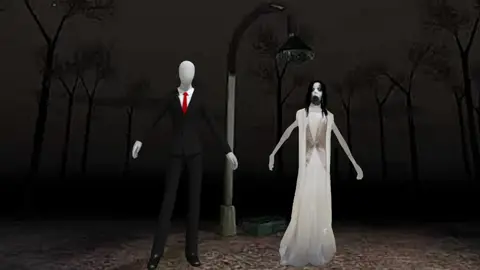 slenderman x slendrina #slenderman #slendrina #dancing #trend #fyp 