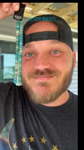 The cutest “date night” idea ever  🩵🤎🩵🤎🩵 #fyp #matchingbracelets #datenight #bracelet #datenightidea #corny #Love #eyecolor #couple #trending 