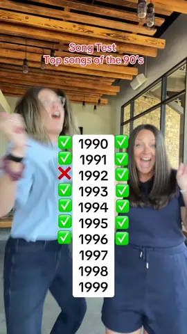 90’s song test! How many did you know? #lunchbreaktiktok😜 #workbestiesbelike #90s #90smusic 