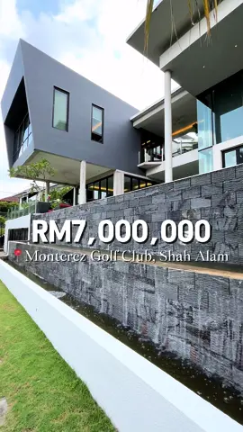 This could be your real estate trophy 🏆  Walking through this masterpiece feels like stepping into a 5-star luxury hotel, except it’s a home and it could be yours.  2 Storey Luxurious Bungalow @ 📍Monterez Golf Club Shah Alam ====================== Asking Price: RM7,000,000  ====================== Property Details: •Non bumi •Built up: 8,500sqft approx •Land size: 10,000 sqft approx •4 ensuite bedrooms + 1 cinema room + 1 gym room + 1 office room •5 bathrooms + 1 powder room •Cul de sac •Swimming pool facing morning sun & golf course  Special features: •Absolutely stunning timeless design 😍 •Handpicked materials with the highest quality & the most luxurious fittings ✔️ •Saltwater infinity pool and master bedroom facing stunning golf course ⛳️  •Huge floor-to-ceiling windows ratio with sunroof for best natural lightings ✨  •Built in surround sound system surrounding the whole property 🎶 •Perfect layout for hosting guests and private parties 🎉  •7 seater exclusive cinema room with bar 🎦  •Indoor-outdoor connecting water features with koi pond 😍 •Huge space of double volume ceilings throughout the house. •Luxurious yet cozy ambience— the perfect lifestyle experience, everyday is a honeymoon.  . Comment down below and tell us which area you’d like to see next! . Looking for your next dream house/real estate investment or want to get help on selling off your real estate property(s)? Call or pm for free consultation & advice 😉 Zarif Zahisham 0173238055 (Whatsapp/Call/Sms) REN61582 Homefield Real Estate #rumahmalaysia #homesweethome #malaysiarealestate #luxuryhomesmalaysia #malaysianhome #housetourmalaysia #realestatemalaysia #luxuryhouse #luxuryhomes 