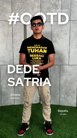 OOTD Dede Satria, check! #saatmenghadaptuhan #dedesatria #OOTD