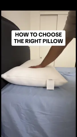 How to choose the right Pillow  #tiktokshop #pillow #sleep #sleeping #insomnia #backpain #neckpain 