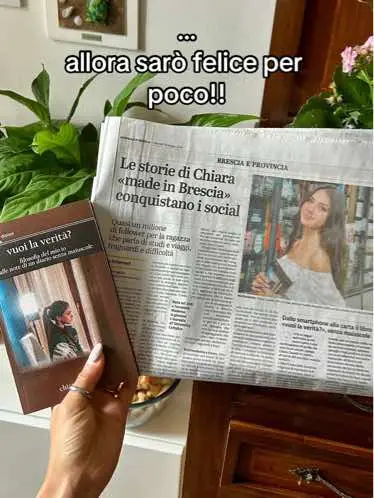 per me è una cosa grande, lasciami essere fiera di me