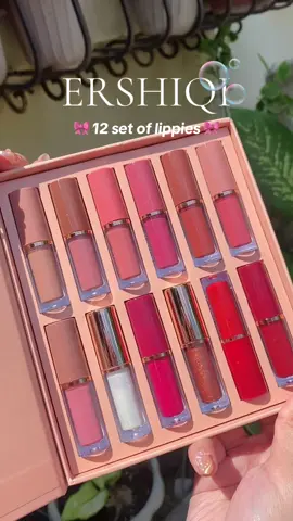 Love the shades! 💕🌸                                     #lipstickset #lippies #12setoflipstick #fyp
