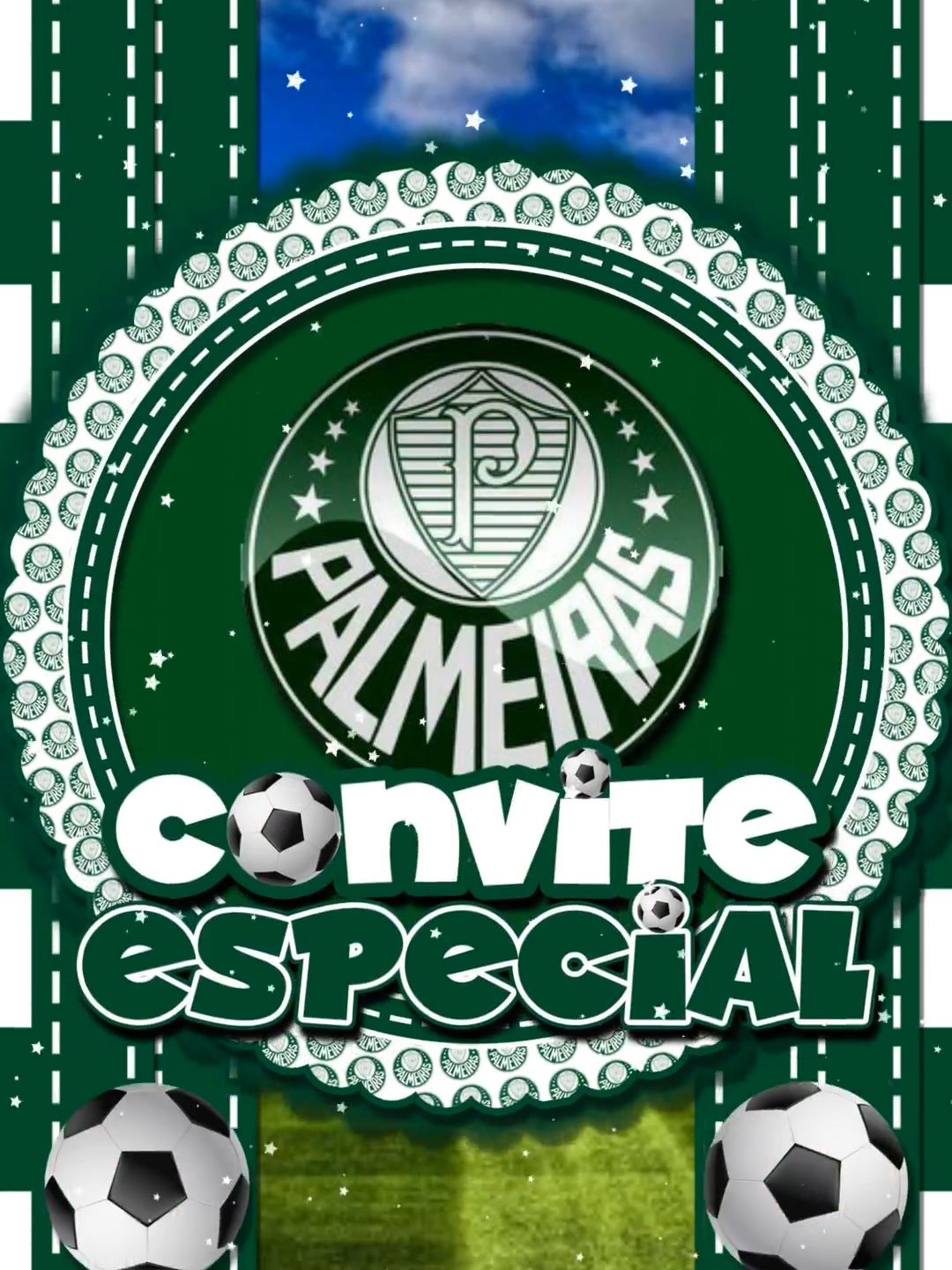 #Conviteanimadopal #palmeiras #festainfantil #convitespersonalizados #personalizados