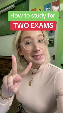 The art of studying two exams on the same day has bever been easier #school #exams #finals #study #revision 