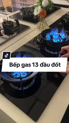 Bếp Gas Lật 13 Đầu Đốt Thông Minh, Tích Hợp Hẹn Giờ, Cảm Biến Tự Ngắt Gas, Khóa An Toàn. Giúp Tiết Kiệm Gas!!:/:!! #nhabep #phongbep #bepgas  #bepgascamung #giadungbep #giadungtienich #xuhuongtiktok 