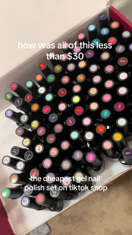 the best deal ive seen yet on gel nail polish sets!  #gelnailpolish #gelnailpolishset #gelnails #gelnailsathome #jodsone #gelnailkit 