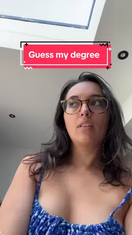 Guess my degree in the comment section and I might send you a prize