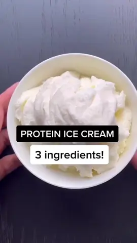 Protein ice cream recipe! #proteinicecream 