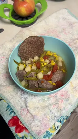 Apparently it added a lot of flavor 😭🥹 @Josh’s Momma @Josh Godfrey #joshsmom #joshandmomma #cooking #dinner #EasyRecipe #stewrecipe #easymeal #quickdinner #familyrecipe #lunch 