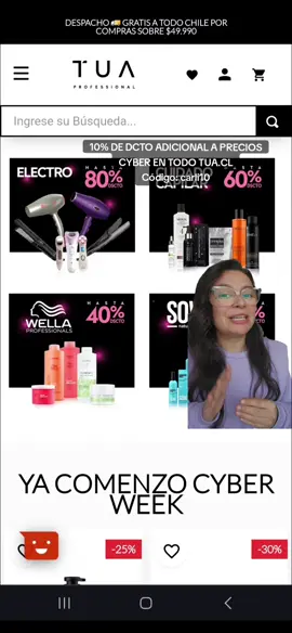 código: carli10 para sumar 10% de descuento adicional (acumulable con otros descuentos hasta el 9 de Junio) en todas tus compras en la web www.tua.cl Cuando lleguen la máscara de terapia led y el peeling ultrasonico les comparto el unboxing 🩷 #Cybertua @Tiendas TUA #descuentos #cyberweek #cyber #gamailaty @GA.MA ITALY  *Código no afiliado