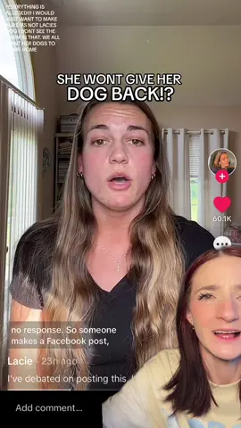 She won’t give her dog back?! I really hope this all gets sorted out and Lacie is reunited with her dog @Lacie #foryou #fypシ゚viral #fypage #drama #tea #greenscreen #greenscreenvideo 