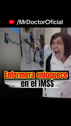 ENFERMERA “ENLOQUECE” y ATACA a PACIENTES del IMSS | Mr Doctor https://youtu.be/EovHIqJWDnM  HOY - 8:00 P.M. - YouTube ¡Amigos! ¿Se enteraron de este caso? 🤔 Sucedió en un IMSS de Saltillo. ¿Qué le pasó? ¿Fue un brote psicótico?¡Bienvenidos! 😎🔥