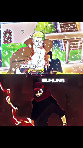 zoro vs sukuna #anime #animes #onepiece  #jjk  #fyp 