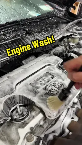 Toyota Camry came in for a desperately needed engine wash! #handwash #detailing #enginewash #flushing #queens #nyc 