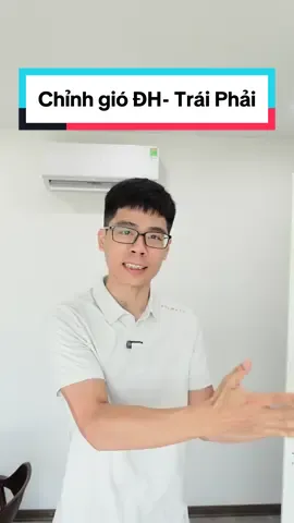 Chỉnh gió điều hoà sang trái sang phải cực dễ #thaitronghiep #kocnet #dieuhoa 