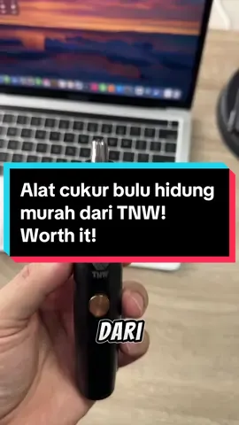 Sakit banget kalau manual, pakai ini lah alat cukur bulu hidung murah dari TNW ini! #alatcukur #trimmer #tnw #alatcukurbuluhidung 